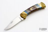 David Yellowhorse Buck Lockback