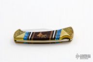 David Yellowhorse Buck Lockback