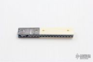 Damascus and Ivory Linerlock