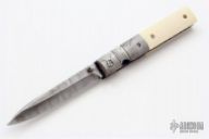 Damascus and Ivory Physicians Knife