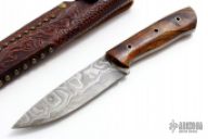 Damascus Drop Point Hunter