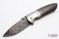 Rockeye - Damascus  Blade Super Conductor Bolster