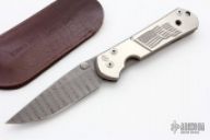 Large "Ole Glory" Damascus Sebenza 21 CGG