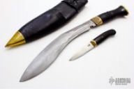 Nepalese Style Khukuri with By-Knife