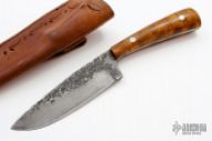 Hammered Hunting Knife