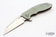 XM-18 3.5" Wharncliffe, Translucent Green G10/Bronze Titanium