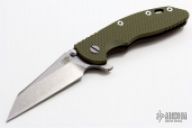 XM-18 3.5" Wharncliffe, Green G10/Bronze Titanium