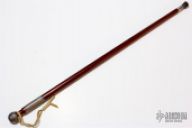 Wood and Titanium Cane