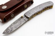 Damascus Linerlock