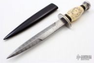 Ivory Damascus Dagger