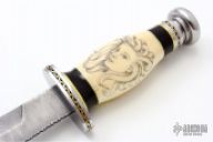 Ivory Damascus Dagger
