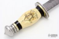 Ivory Damascus Dagger