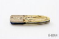 Blued Damascus Linerlock