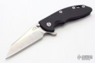 XM-18 3.5" Wharncliffe, Black G10/Blue Titanium