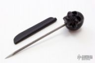 5" Chainsaw File Skull Spike