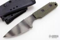 Double Gunner Grip Fixed Blade