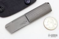 "Respect The Blade" 3D Cobalt Fixed Blade