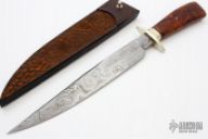 Rosewood Burl Bowie