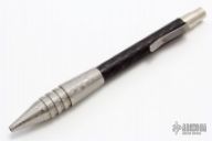 Tactical Click Pen - Damasteel and Carbon Fiber