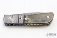 Damascus Linerlock Folder