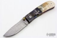 Damascus Linerlock Folder