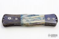 Damascus Linerlock Folder