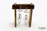 Gold and Stainless Earrings