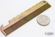 Large Tactical EDC Ti Comb w/ Bottle Opener