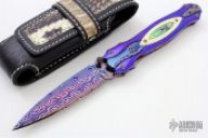 Damascus Linerlock