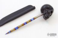 Heat Colored Ti Skull Spike