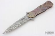 Tighe Die Dagger XX Framelock - Damasteel