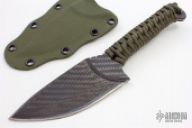 Carbon Fiber/ Titanium Neck Knife