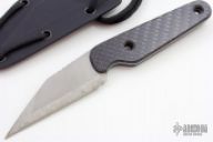 Carbon Fiber/ Titanium Neck Knife