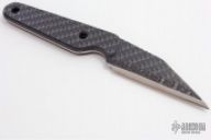 Carbon Fiber/ Titanium Neck Knife