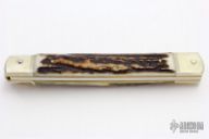 Large Stag Lever Lock w/ Kriss Blade