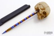 Heat Colored Ti Skull Spike