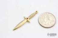 14kt Gold Mini Dagger