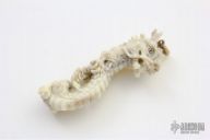 Dragon Pendant carved from Stag