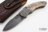 Mammoth Damascus Linerlock