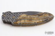 Mammoth Damascus Linerlock