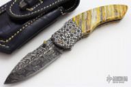 Mammoth Damascus Linerlock