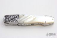 Engraved MOP Button Lock Auto #9402