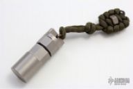 Titanium Pill FOB w/ Lanyard