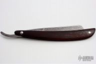 6/8 Size Damascus Straight Razor