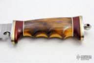 Stainless Steel Damascus Drop Point Hunter