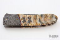 Damascus and Mammoth Tooth Linerlock