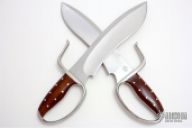 LAST PAIR 9260 Steel Sasquatch-Style Butterfly Swords
