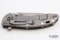 XM-18 3.5" Spanto Flipper - Black/Blue G10