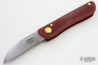 Red Micarta Friction Folder