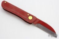 Red Micarta Friction Folder